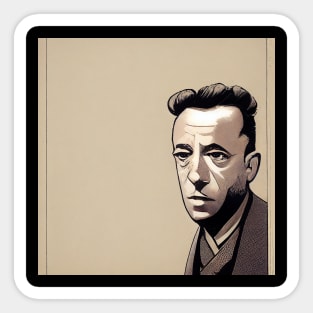 Albert Camus | Comics style Sticker